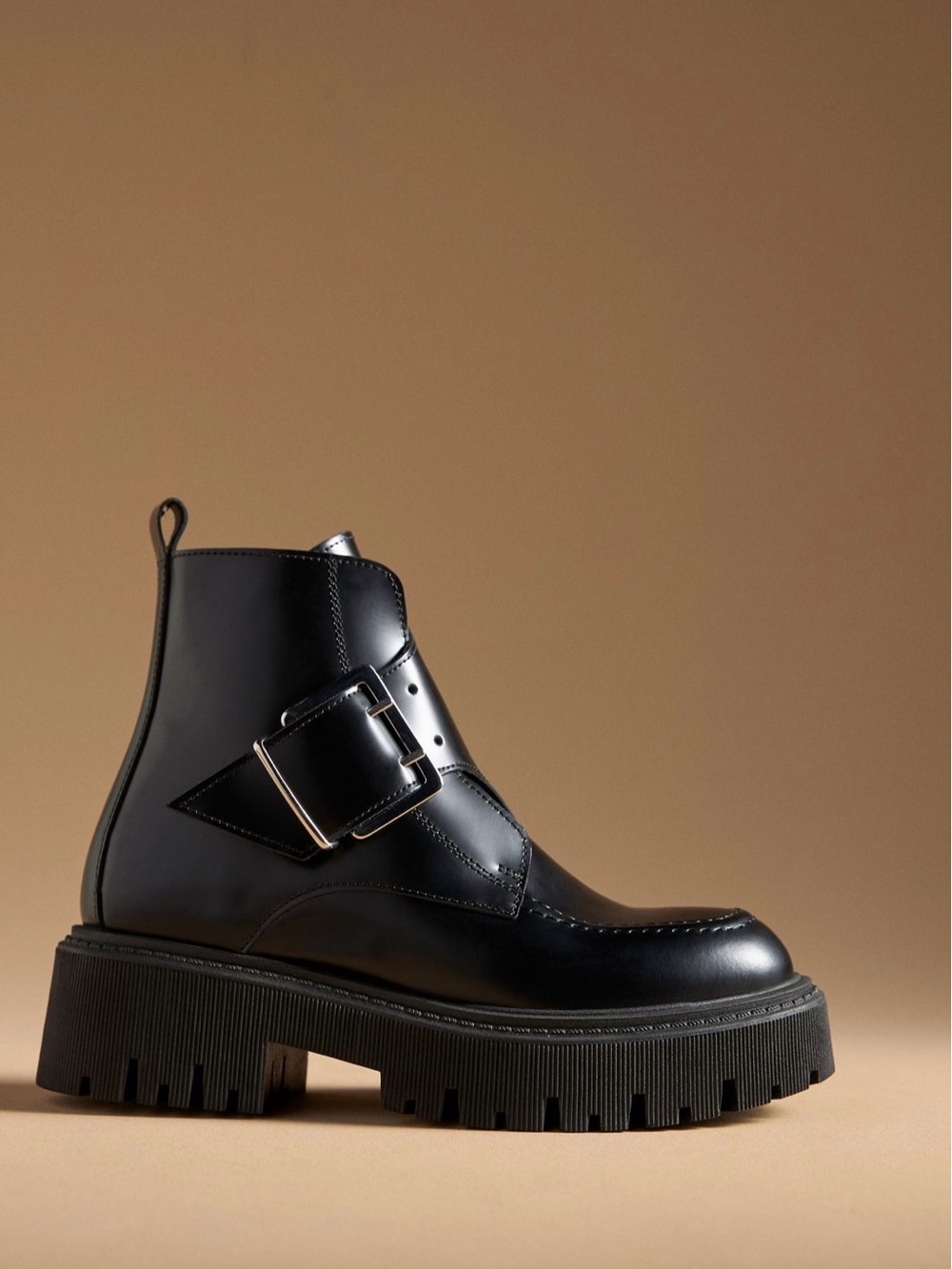 Anthropologie Maeve Monk-Strap Boots